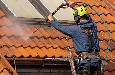 Démoussage et hydrofuge de toiture à Mooslargue